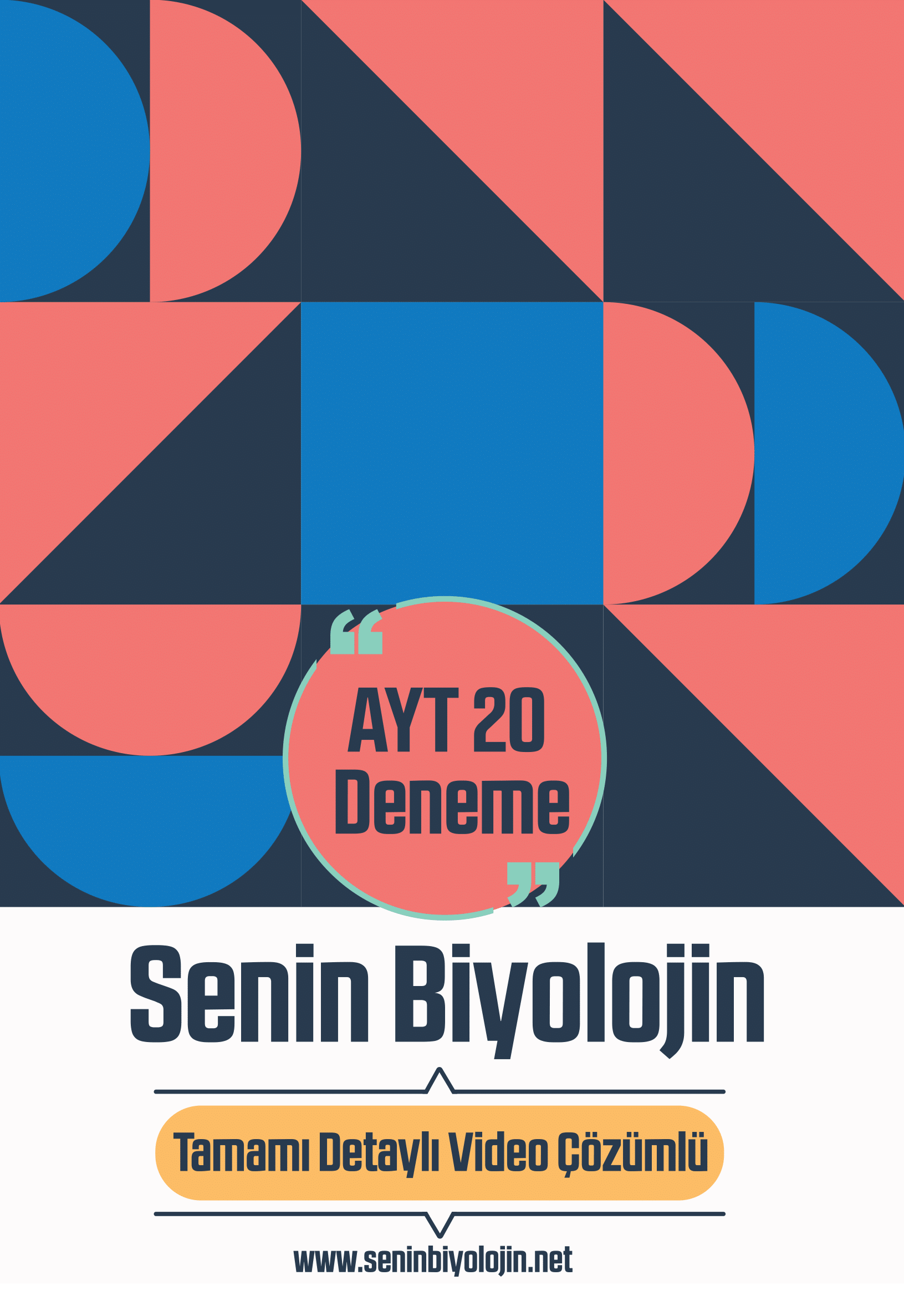 20 AYT Deneme Sınavı Kitabı